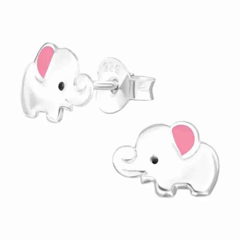 Boucles d oreilles éléphant  sagesse  en argent 925