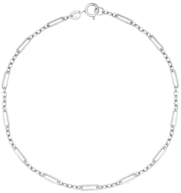 Bracelet mixte en or blanc 9 carats