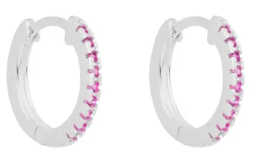 Boucles d Oreilles Boucles  Éclat Stellaire  en Argent 925