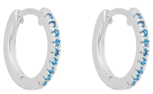 Boucles d oreilles lueur d argent en argent 925
