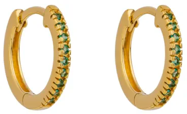Boucles d oreilles Éclat Doré  Argent 925 Plaqué Or 18 Carats