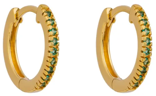 Boucles d oreilles Éclat Doré  Argent 925 Plaqué Or 18 Carats