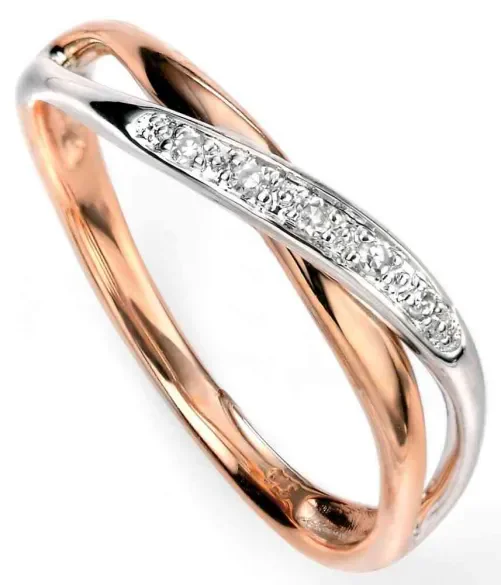 Bague diamant en Or 375/1000