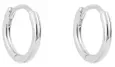 Boucles d oreilles éclat d argent en argent 925 rhodié