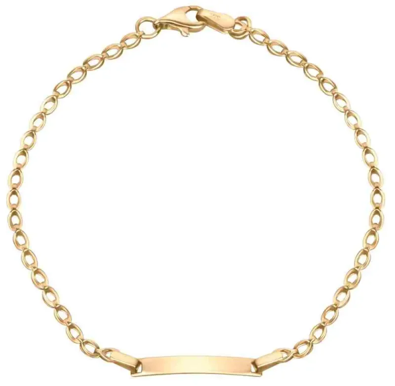 Bracelet or jaune 9 carats femme - maille élégante (9 carats)