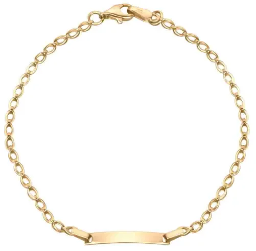 Bracelet or jaune 9 carats femme - maille élégante (9 carats)