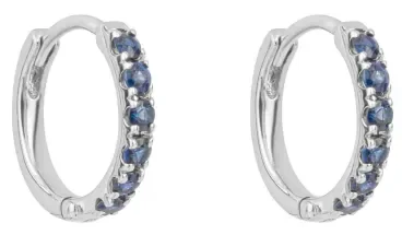 Boucles d Oreilles Éclat Céleste - Or 9 Carats et Topaze Bleue
