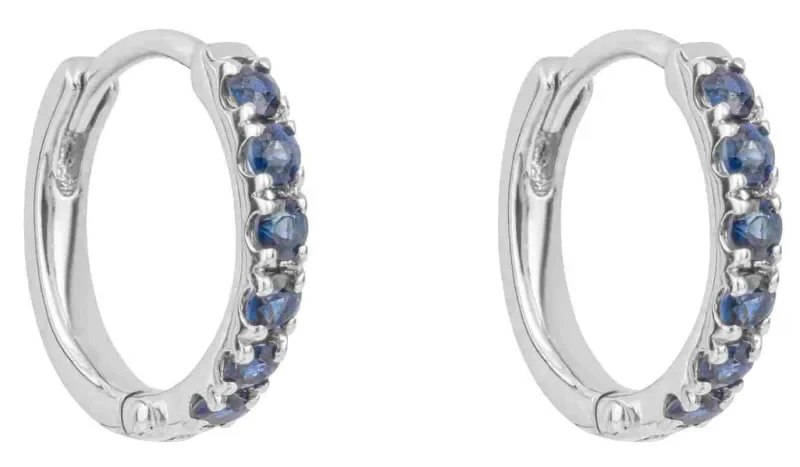 Boucles d oreilles éclat céleste - or 9 carats et topaze bleue