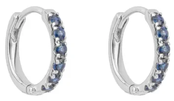 Boucles d Oreilles Éclat Céleste - Or 9 Carats et Topaze Bleue