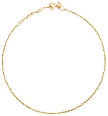 Chaîne de cheville solaire  hélios  en argent plaqué or