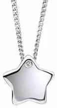 Collier enfant  mon étoile céleste  - argent massif 925