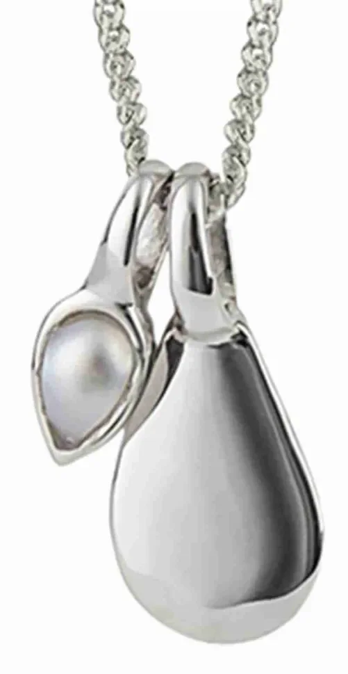 ✨ collier perle de culture solitaire  or 18 carats et argent 925