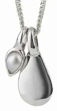 ✨ collier perle de culture solitaire  or 18 carats et argent 925