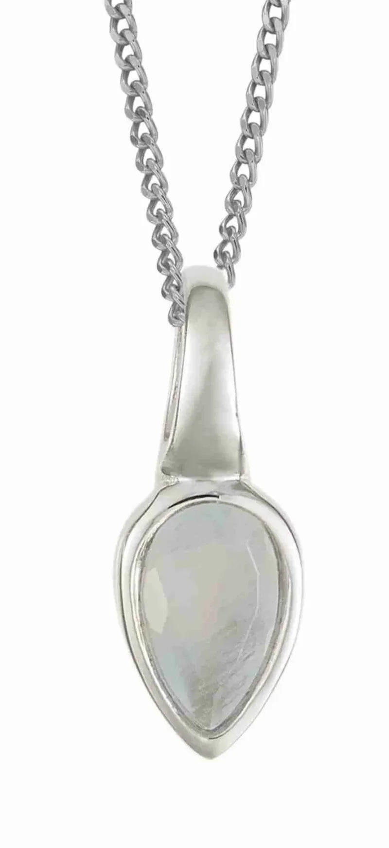 Collier aigue-marine  éclat céleste  en argent 925 rhodié