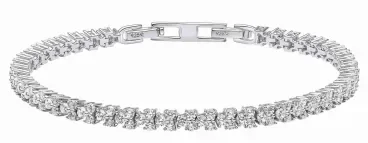 Bracelet femme  éclat stellaire  en argent massif 925 zirconiums