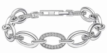 Bracelet rivière argent 925 femme • zirconiums éclatants