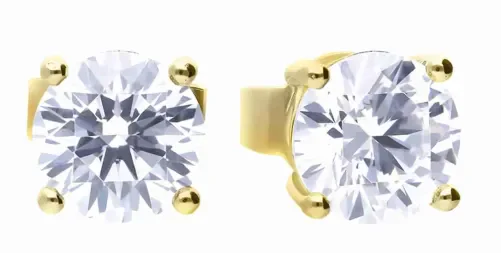 Boucles d oreilles  aura dorée