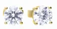 Boucles d oreilles  aura dorée