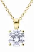 Collier solis ✨ pendentif zircon sur argent 925 plaqué or 18 carats