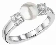 Bague perle de culture argent 925