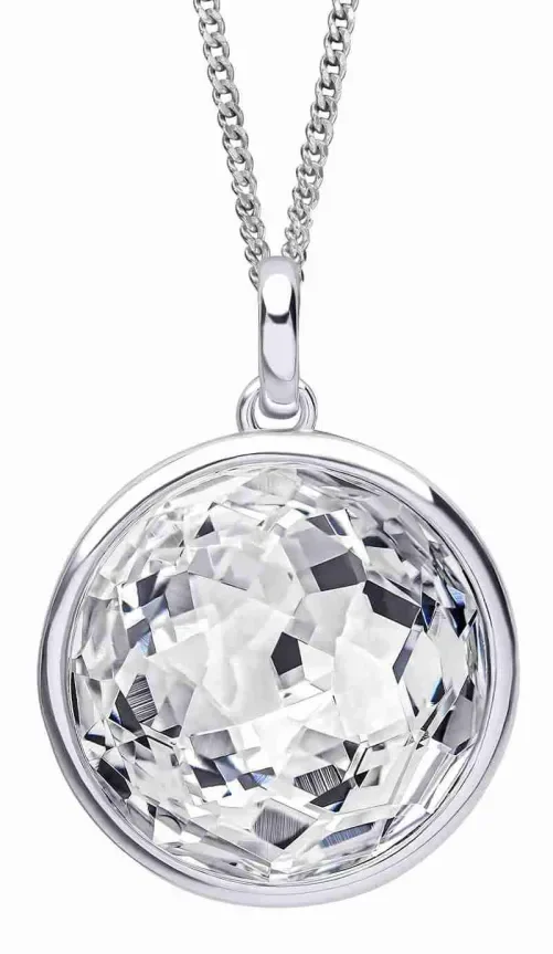 Collier cristal  éclat divin  - argent 925 rhodié