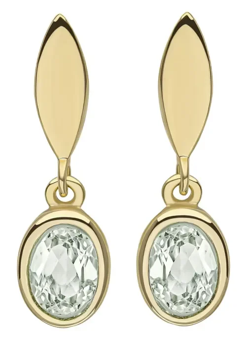 Boucles d oreilles  Éclat de Jade  - Améthyste Verte et Argent 925 Plaq