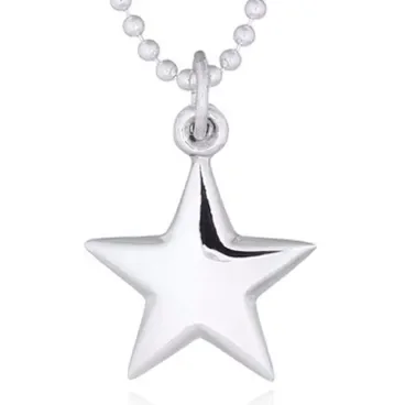 Collier étoile argent 925 - éclat céleste