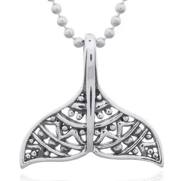 Collier queue de baleine argent 925
