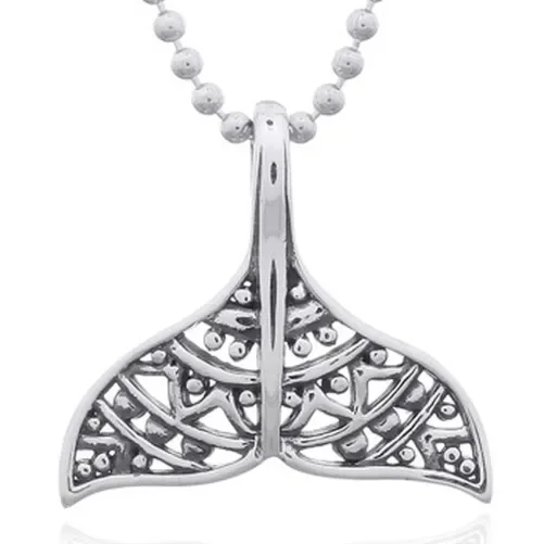 Collier queue de baleine argent 925