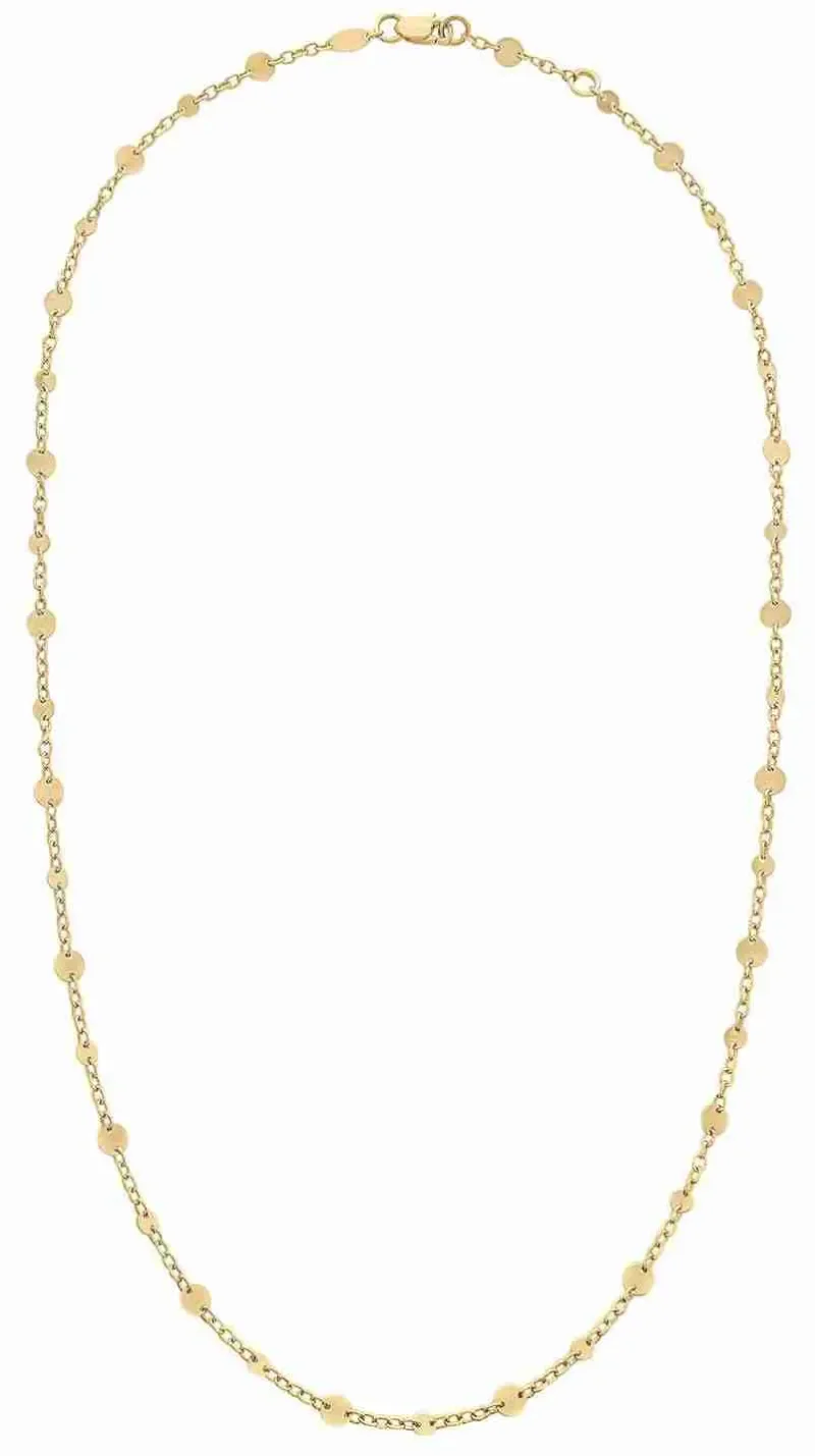 Collier éclat moderne en or jaune 9 carats