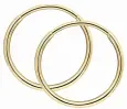 Boucles d oreilles or jaune 9 carats - aura solaire