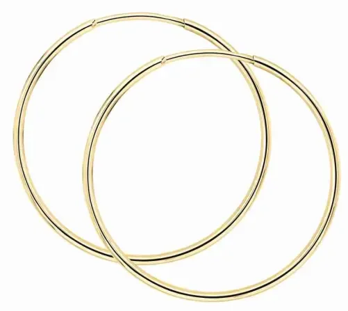 Boucles d oreilles solitaire or jaune 9 carats