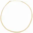 Collier femme aura dorée