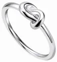 Bague solitaire  éclat éternel  en argent 925 zirconium effet diamant