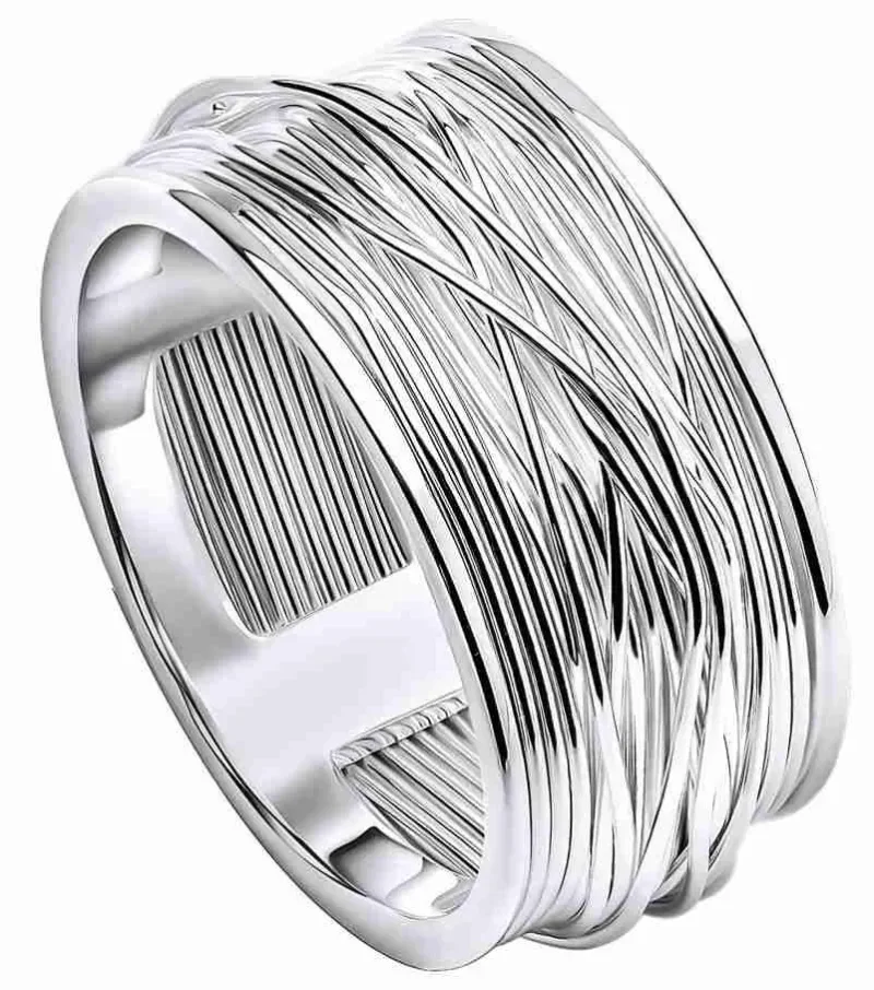 Bague solitaire femme  éclat éternel  en argent 925 rhodié et oxyde de zirconium