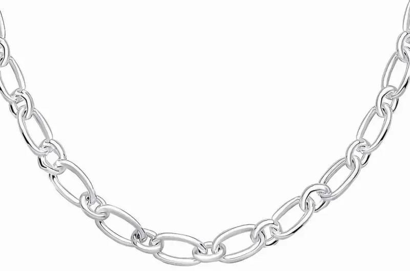 Collier chaîne fine en argent massif 925 pour femme