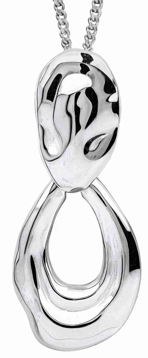 Collier femme  éclat céleste  en argent 925 rhodié