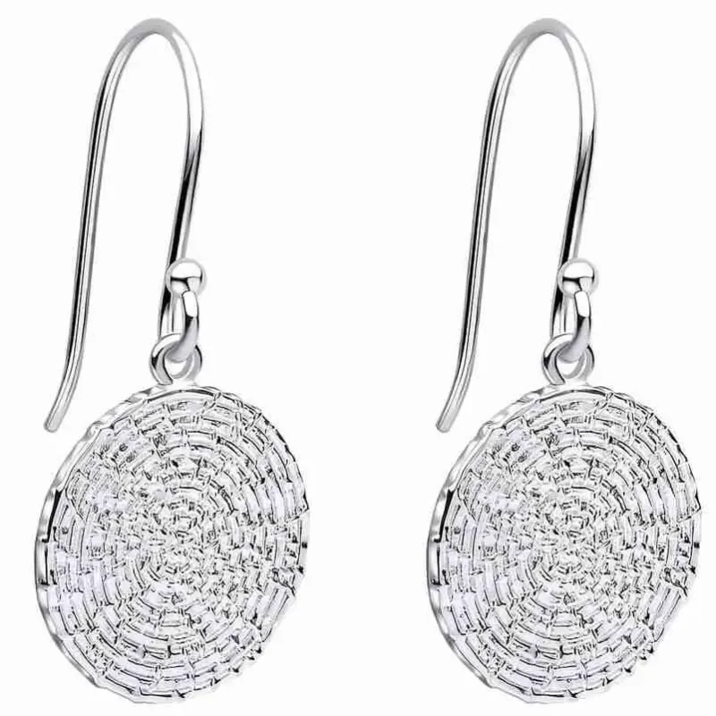 Boucles d oreilles  éclat pur  - argent massif 925