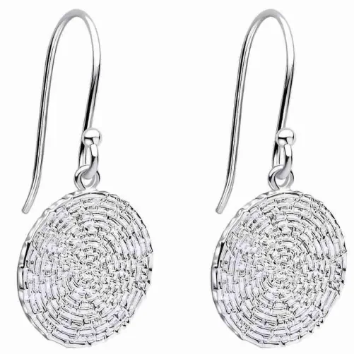 Boucles d oreilles  éclat pur  - argent massif 925