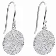 Boucles d oreilles  éclat pur  - argent massif 925