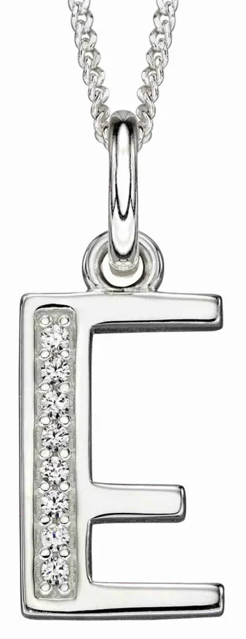 Collier Initiale Lettre A Argent 925 et Zirconium - Personnalisé