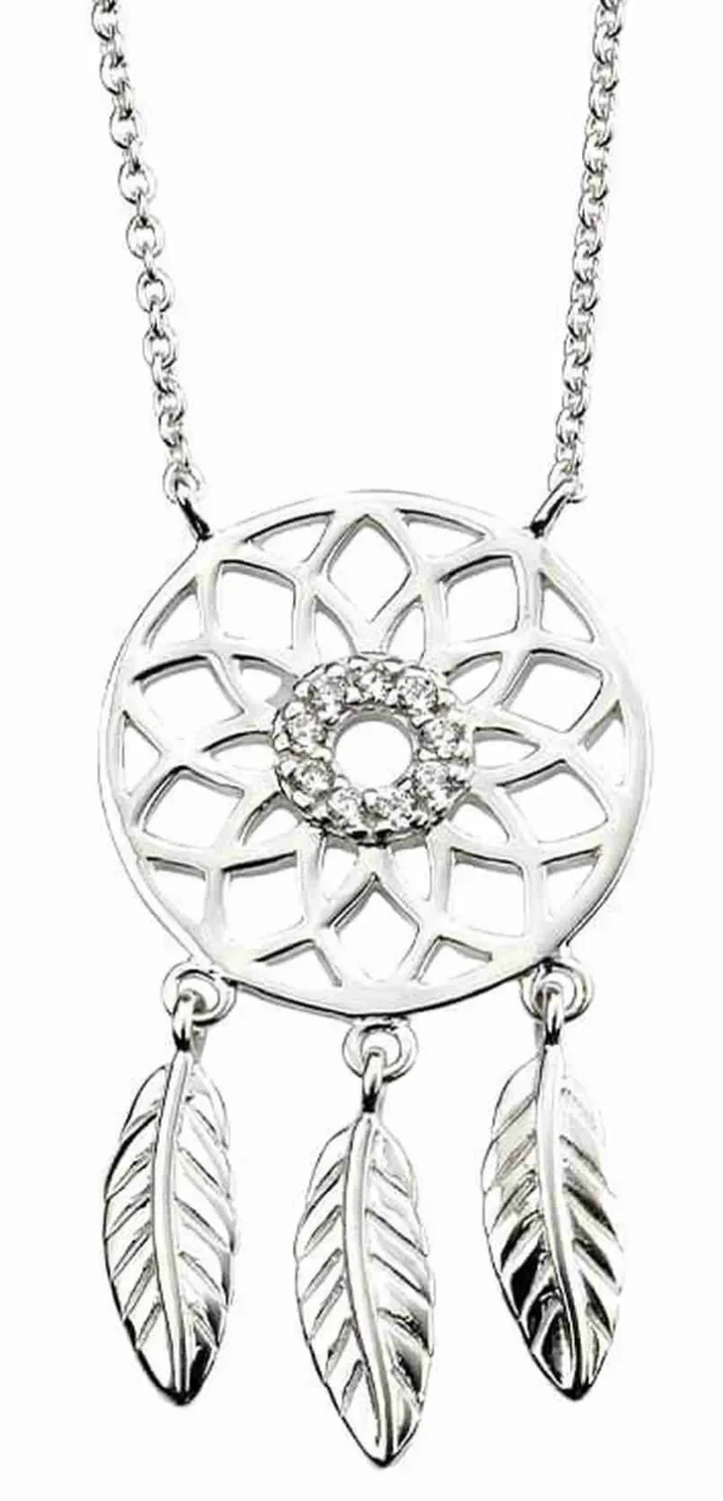 Collier bohème  plume de liberté  en argent 925