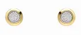 Boucles d oreilles  éclat solaire  - diamant et or jaune 375 carats