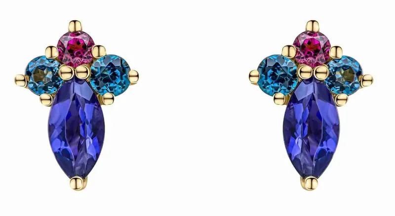 Bague trilogie céleste or 375 carats