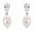 Pendentif solitaire topaze bleue et or blanc 375 carats - lueur d azur