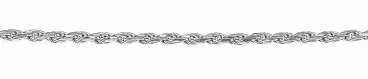Collier pour femme en argent massif 925 avec maille vénitienne aux maillons cubiques polis et brillants.