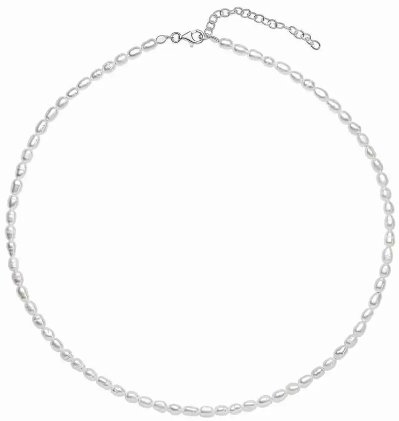 Collier élégant perle en argent 925 bijou pour femme