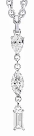 Collier zirconiums scintillants en argent 925 bijou femme chic et élégant