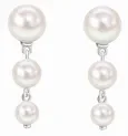Boucles d'oreilles perle de culture et argent 925 éclat intemporel