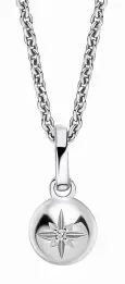 Collier croix lumina en argent 925 et diamant scintillant bijou pour enfant